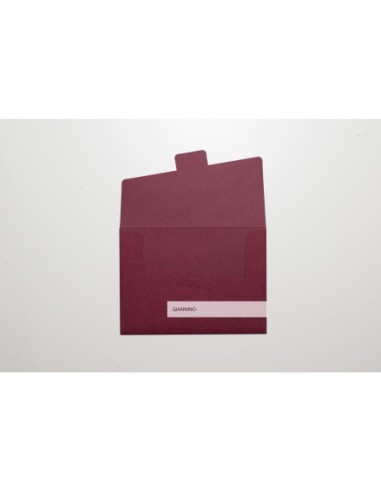 Luxurious envelope for invitations 135x185 mm burgundy color