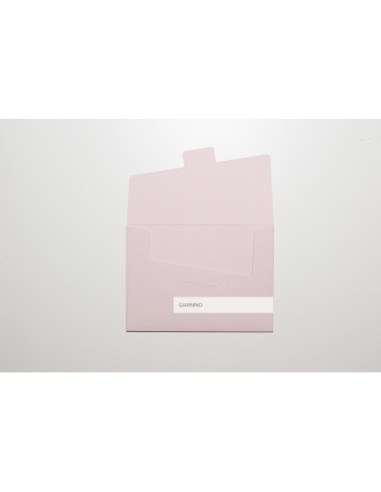 Trendy envelope for invitations 135x185 mm pink nude color