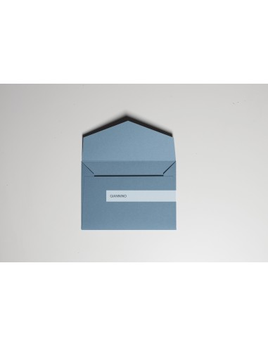 Elegant envelope in aqua blue color 135x185 mm.