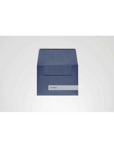 Charming envelope in dark blue color 135x185 mm.