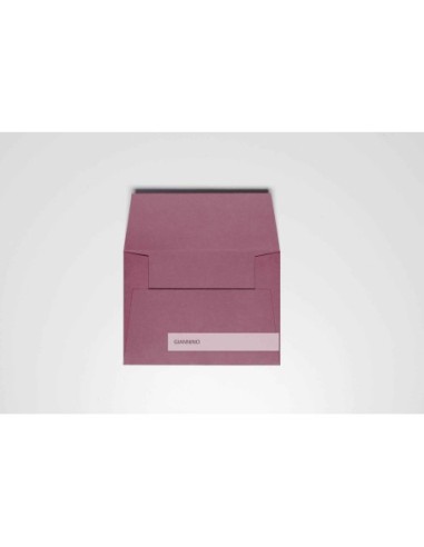 Charming envelope in burgundy color 135x185 mm.