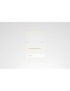 Earthy envelope for invitations 150x150 mm limestone color