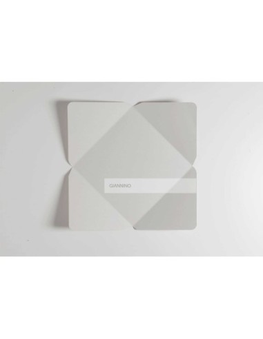 Modern square envelope 155X155 mm light grey color