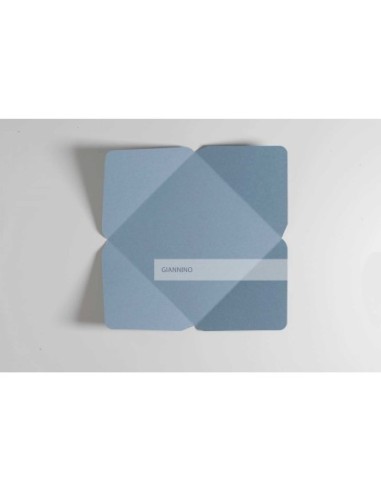 Refreshing square envelope 155X155 mm acqua blue color