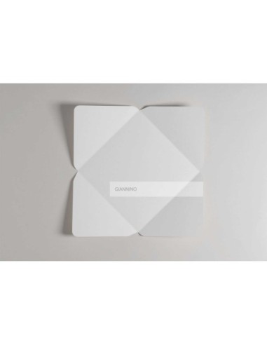 Artistic square envelope 155X155 mm white gesso color