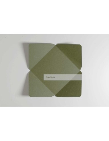 Lively square envelope 155X155 mm wild green color