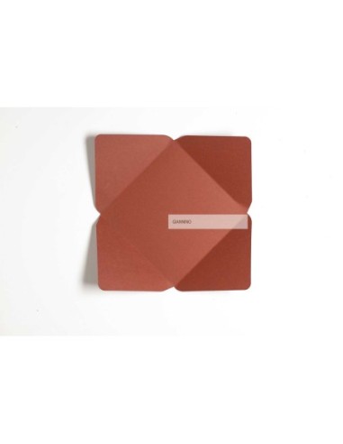 Impressive square envelope 155X155 mm Terracotta color