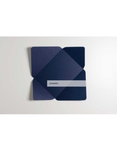 Beautiful envelope in dark blue color 130X180 mm.