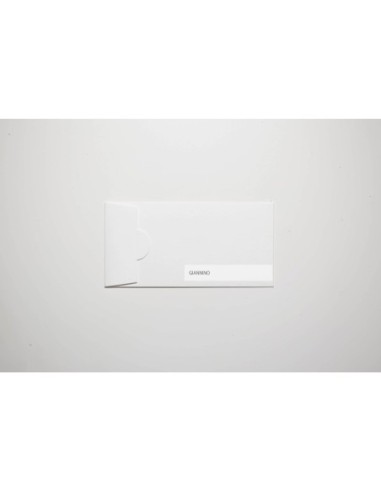 De Luxe envelope in pale white color 110x220 mm.