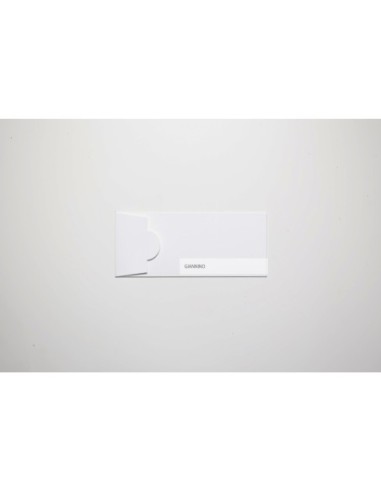 Mini DL envelope in pure white color 85x200 mm