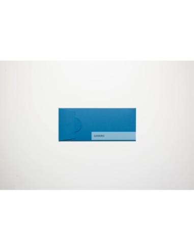 Mini DL envelope in navy blue color 85x200 mm