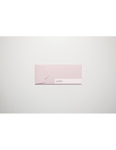 Mini DL envelope in pink nude color 85x200 mm