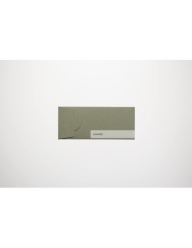 Mini DL envelope in olive green color 85x200 mm