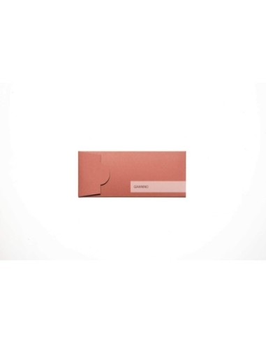 Mini DL envelope in terracotta color 85x200 mm