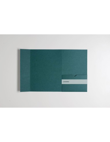 Green Forest C5 envelope rectangular Pocketfold Invite