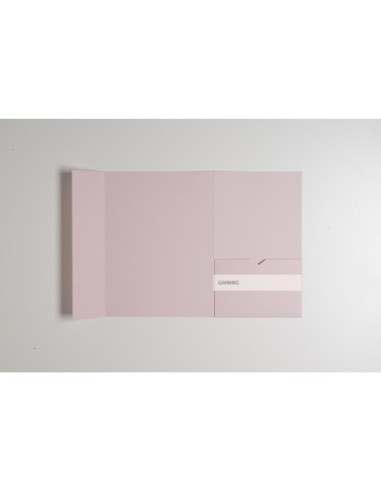 Pink Nude C5 envelope rectangular Wedding Pocketfold invite
