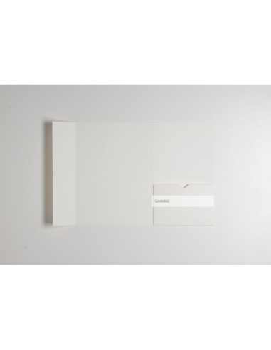 Kraft Limestone C5 envelope rectangular Pocketfold Invite