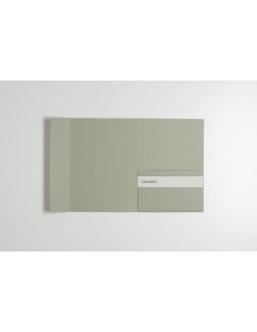 Sage Green envelope rectangular Pocketfold Invite