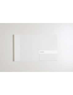 Kraft White envelope rectangular Pocketfold Invite