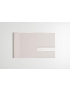 Beige envelope rectangular Pocketfold Invite