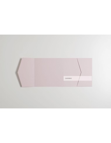 Pink Nude wedding Pocket-Fold 130x130 mm