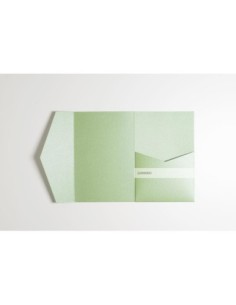 Apple Green Stardream envelope pocketfold 120x180 mm