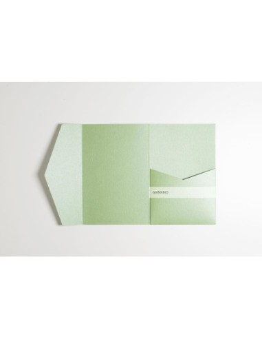 Apple Green Stardream envelope pocketfold 120x180 mm