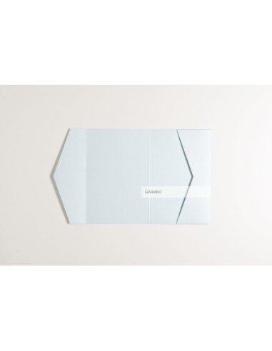 Acquamarine pocketfold envelope invitation 110X170 mm