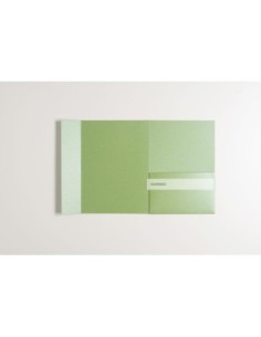 Apple Green envelope pocketfold 130X180 mm